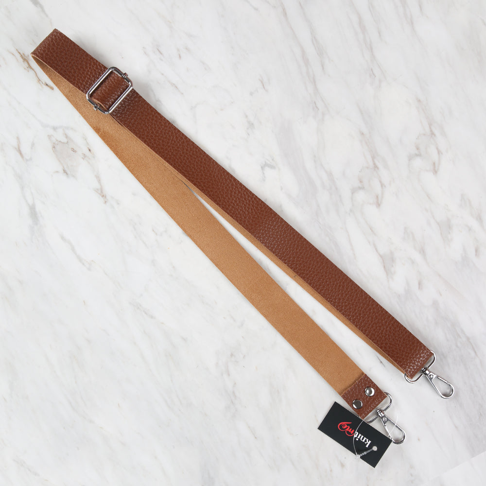 Knitme Sürgü Tokalı Çanta Askısı 130x3 cm Taba BA-0004